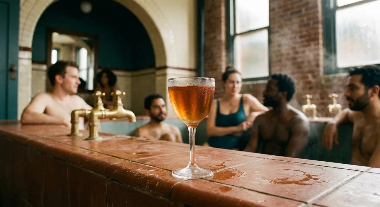 Cocktails in a Former Public Bathhouse on the Lower East Side