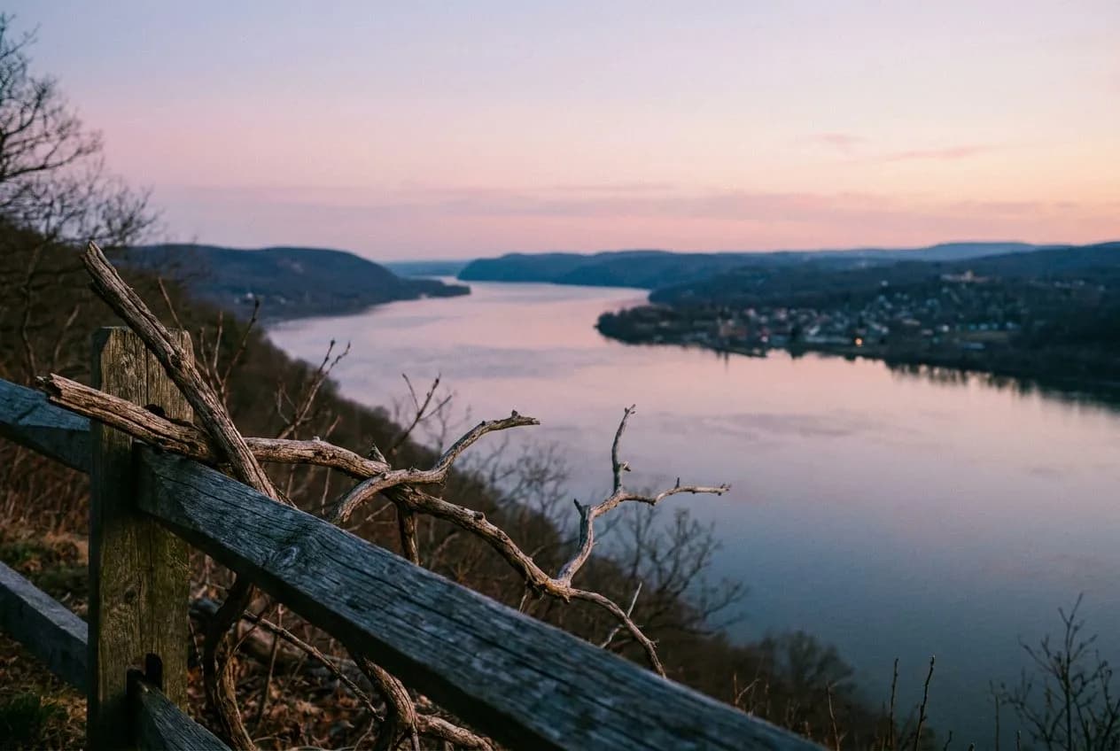 Fort Tryon Park's Free Heather Garden at Sunset