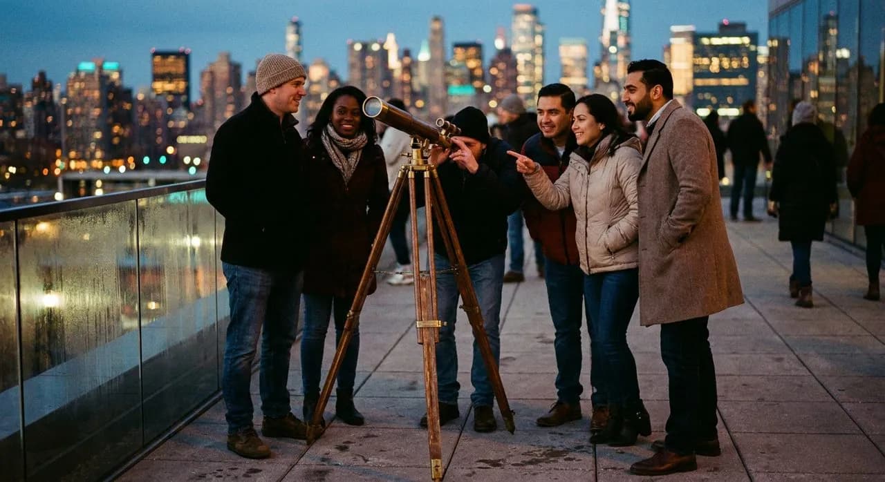 Free Stargazing on the High Line: Telescopes, Volunteers, and a City That Dims