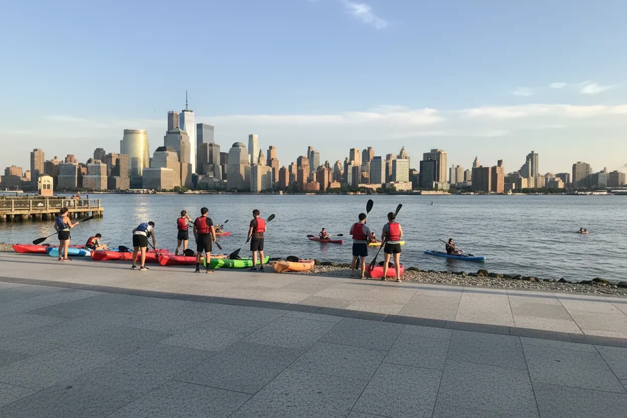 Pier 96 on the Hudson River waterfront