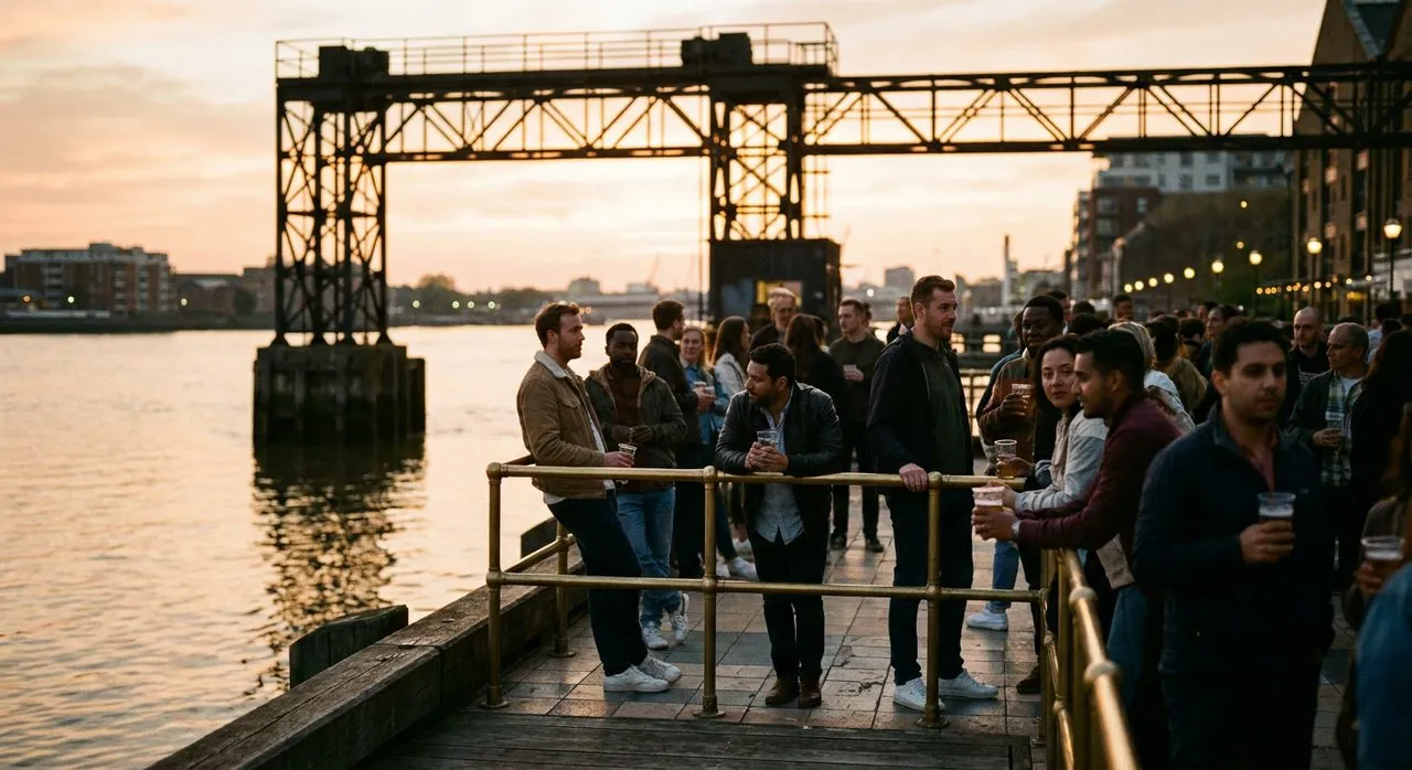 Gantry Plaza at Golden Hour: The LIC Pier That Frames Midtown