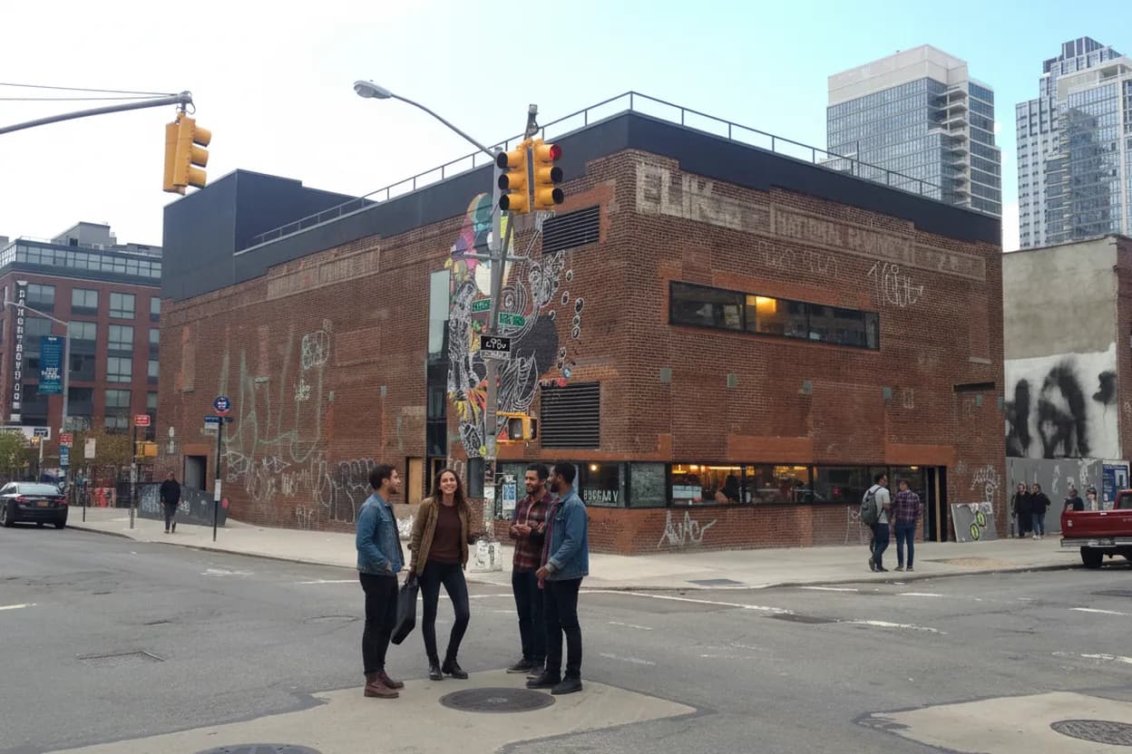 Brooklyn music-venue start for a country-night table route