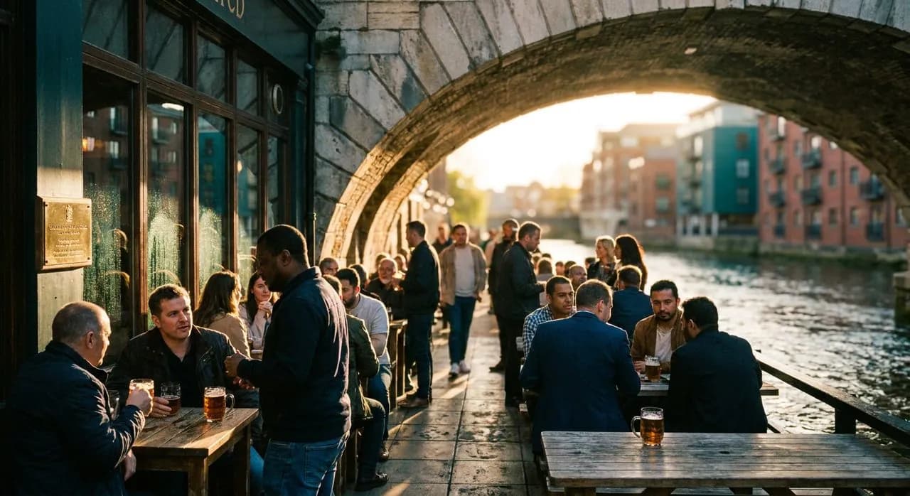 The Golden Hour at DUMBO's Pebble Beach: In June the Sun Hits Right