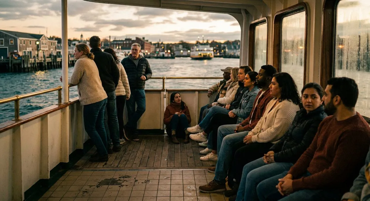 The Last Ferry From Governors Island on a September Friday