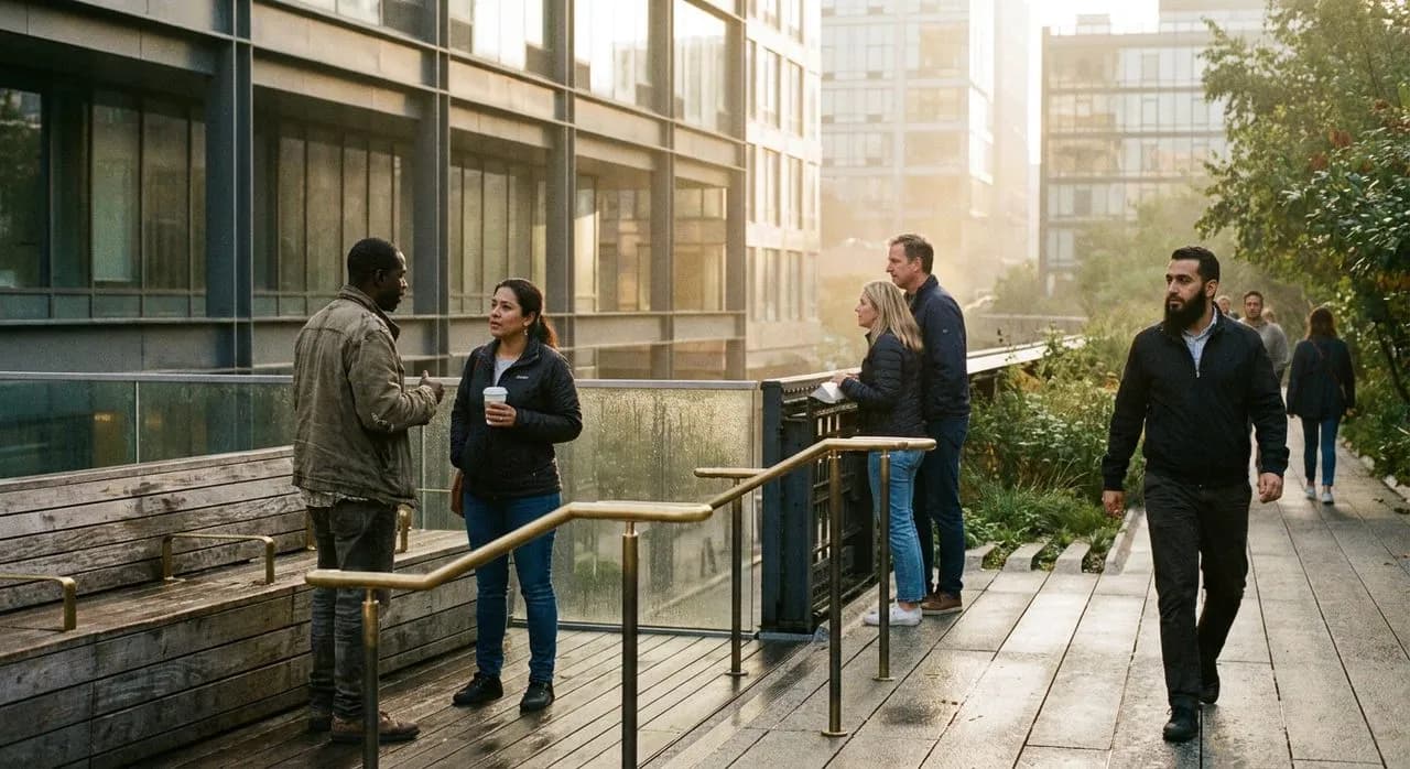 The High Line at 5:30 AM: Joggers, Gardeners, and Nobody Else
