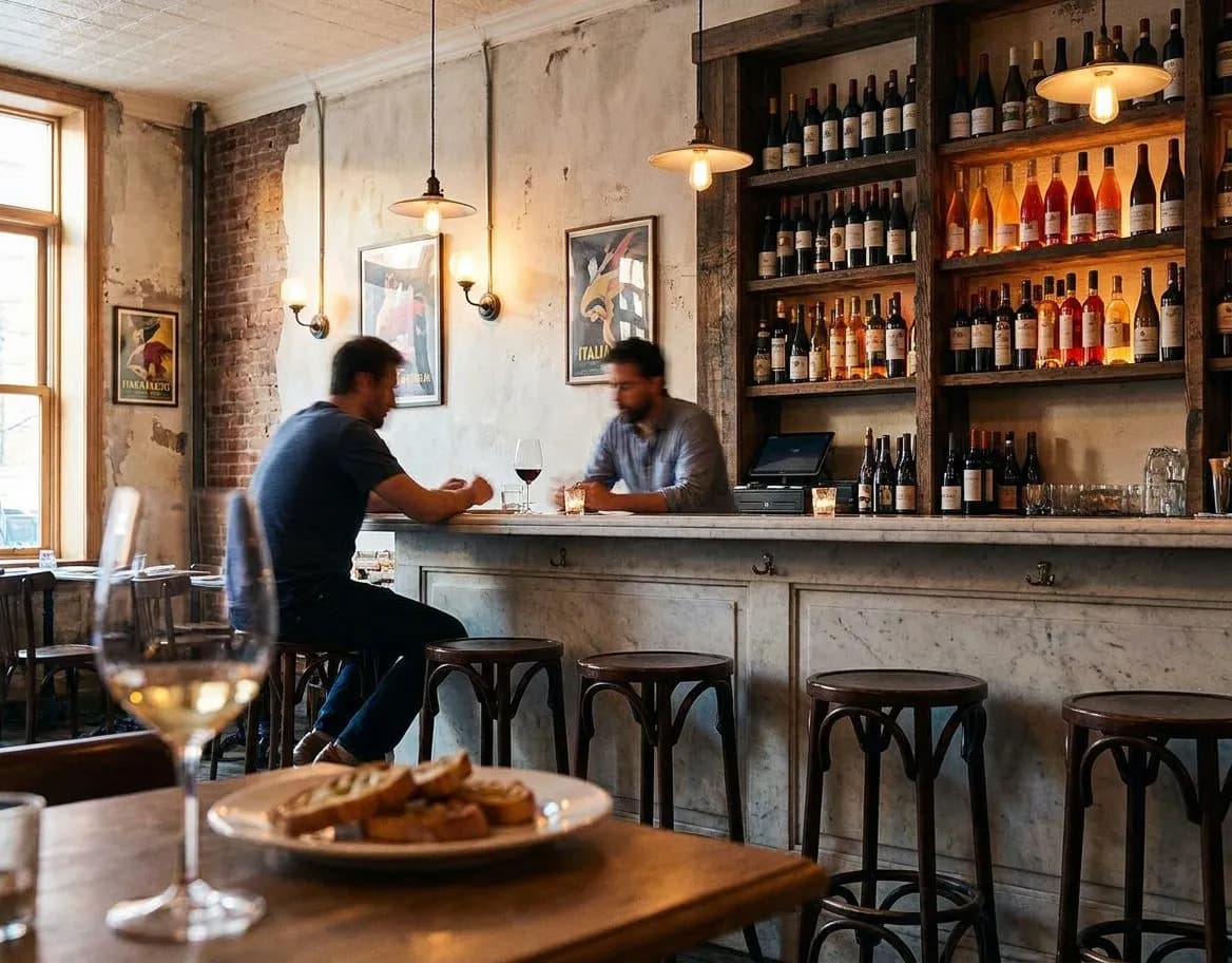 Park Slope Italian Bar Counters Where Solo Is Welcome