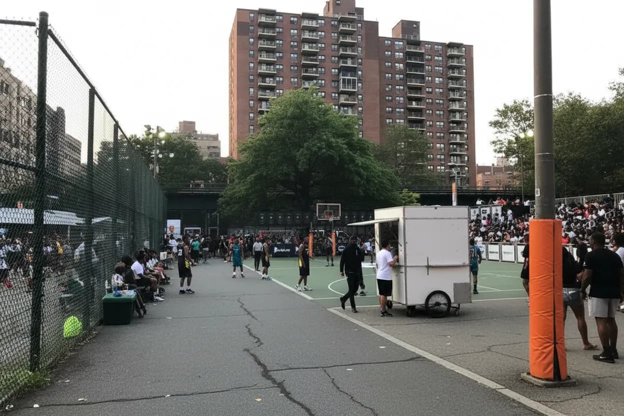 New York City experience scene for Weekend Plans: Where to Find Pickup Games Like Jrue Holiday in NYC