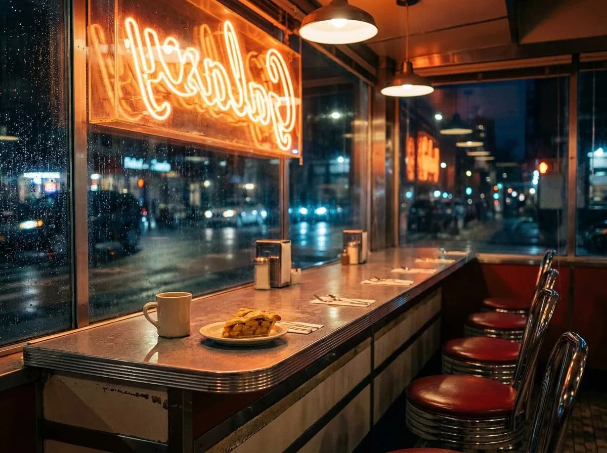 Late-Night Counter Dining in Hell's Kitchen for Solo Diners