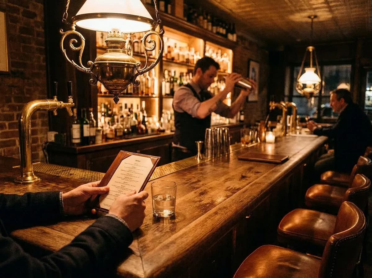 Late-Night Counter Dining in Hell's Kitchen for Solo Diners