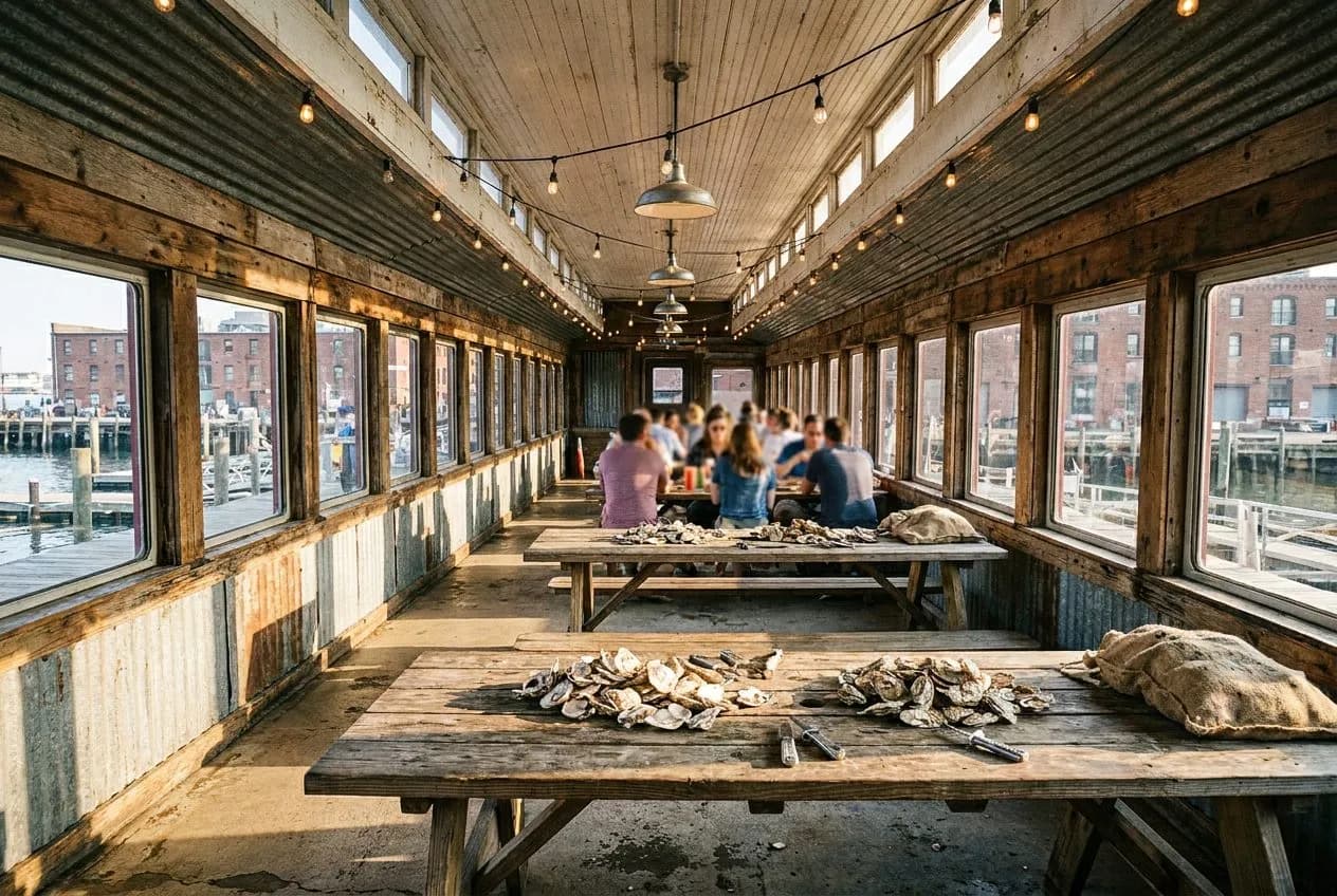 Late Spring Oyster Shucks Along the Brooklyn Waterfront