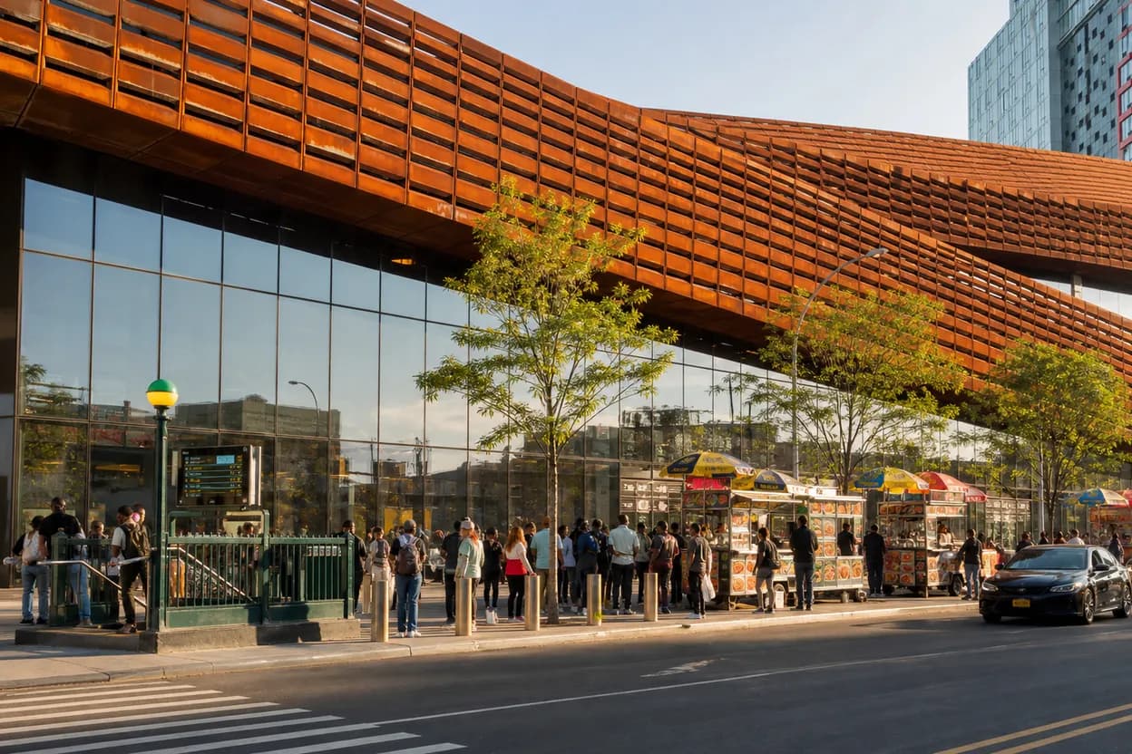 Flatbush transit finish for a WNBA watch night