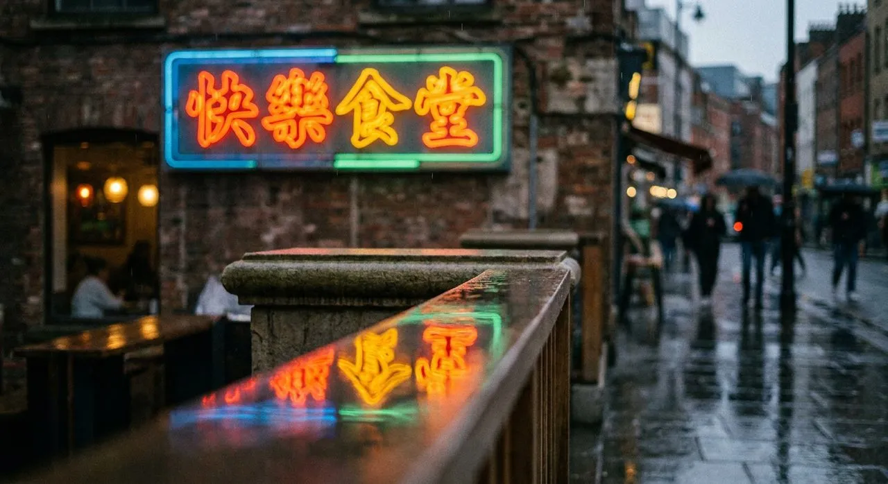 Walking Orchard Street to Chinatown as the Lights Come On