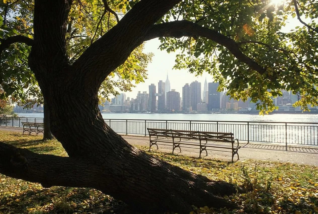 Walking Queens Plaza to Astoria Park Along the Waterfront