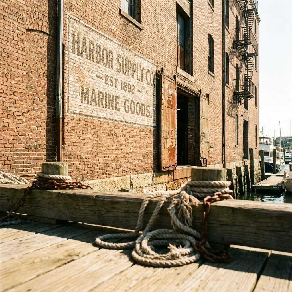 Red Hook's Columbia Street Waterfront Walk at Golden Hour