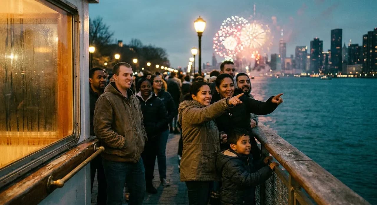 Macy's Fourth of July Fireworks: The East River Vantage Without the Permit