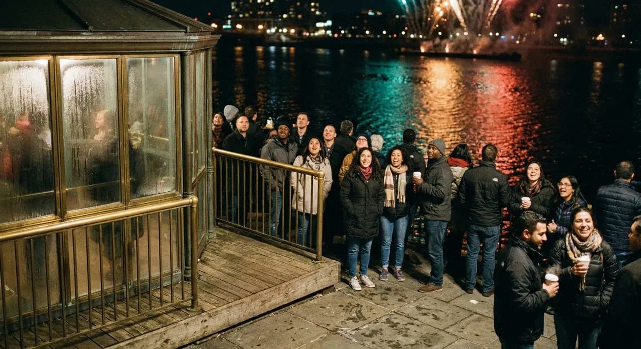 Macy's Fourth of July Fireworks: The East River Vantage Without the Permit