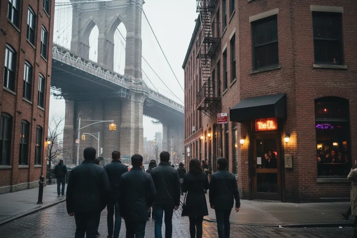 New York City experience scene for NYC Bars Playing Madison Beer Music for a Night Out