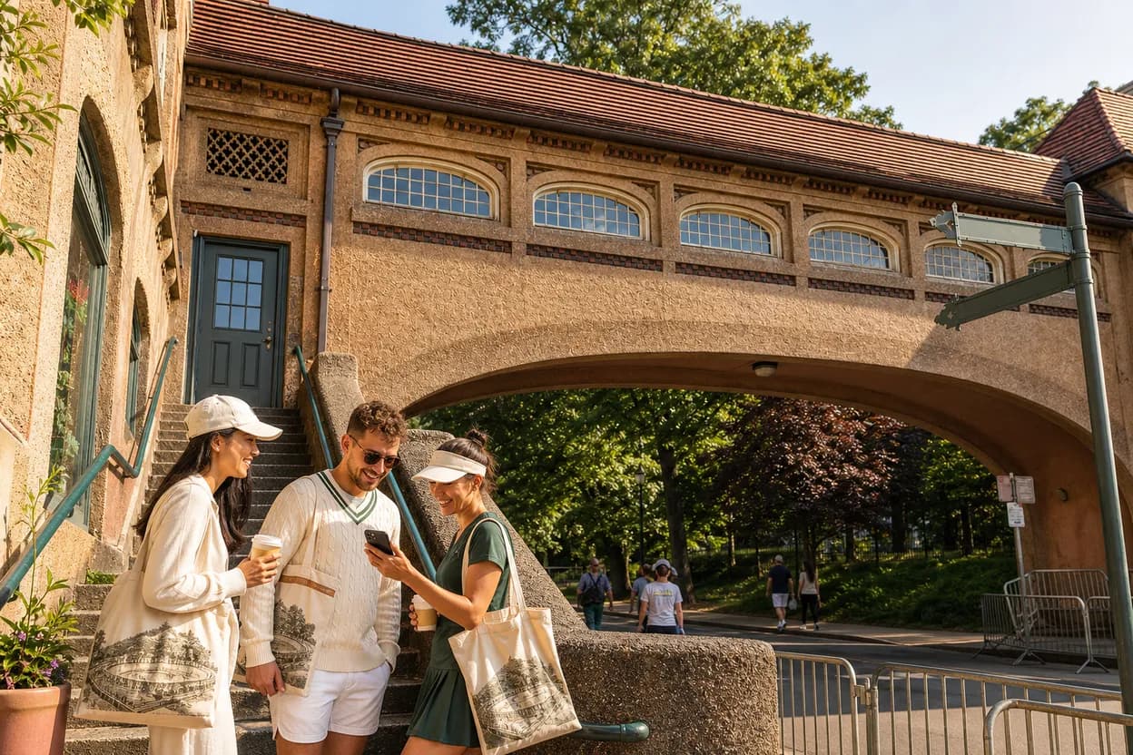 Forest Hills tennis-history transfer for a NYC court-and-coffee route