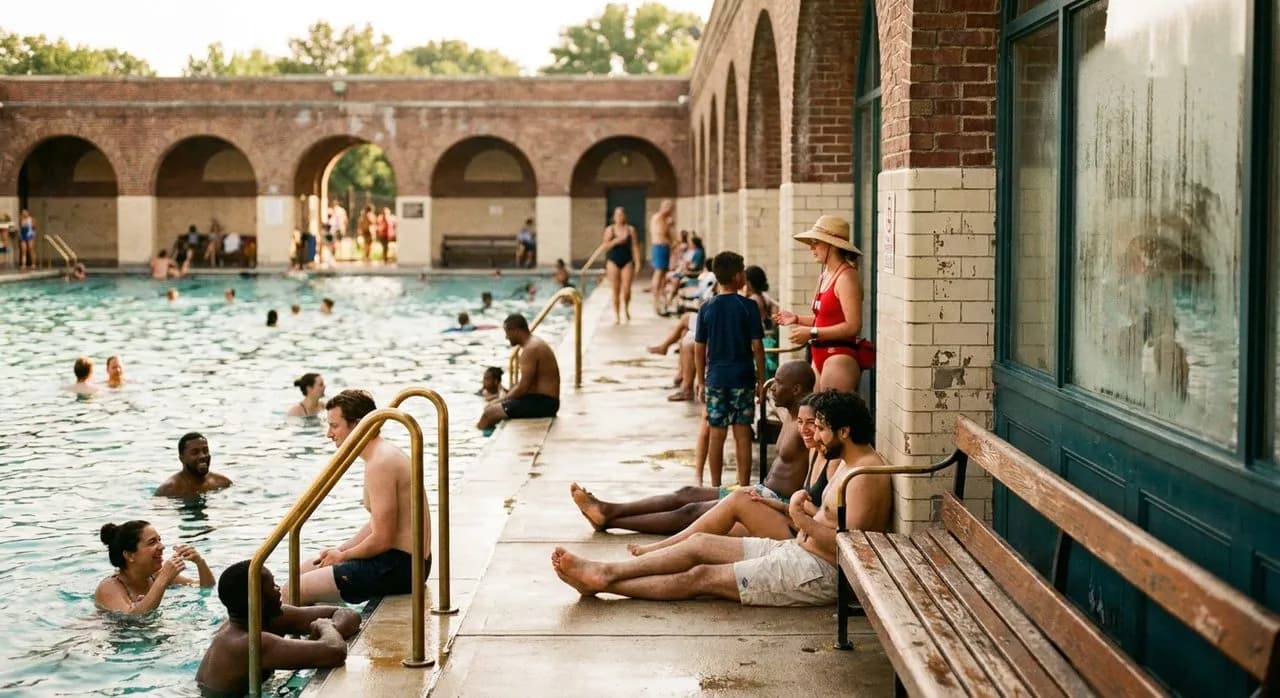 McCarren Pool: Free Laps in Greenpoint Before the Crowds