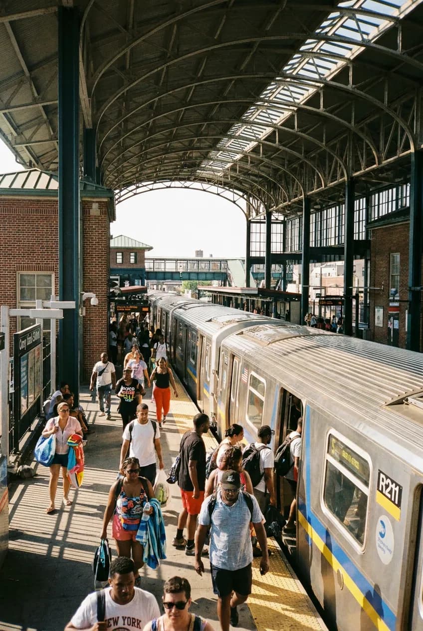 Coney Island Stillwell Avenue subway platform