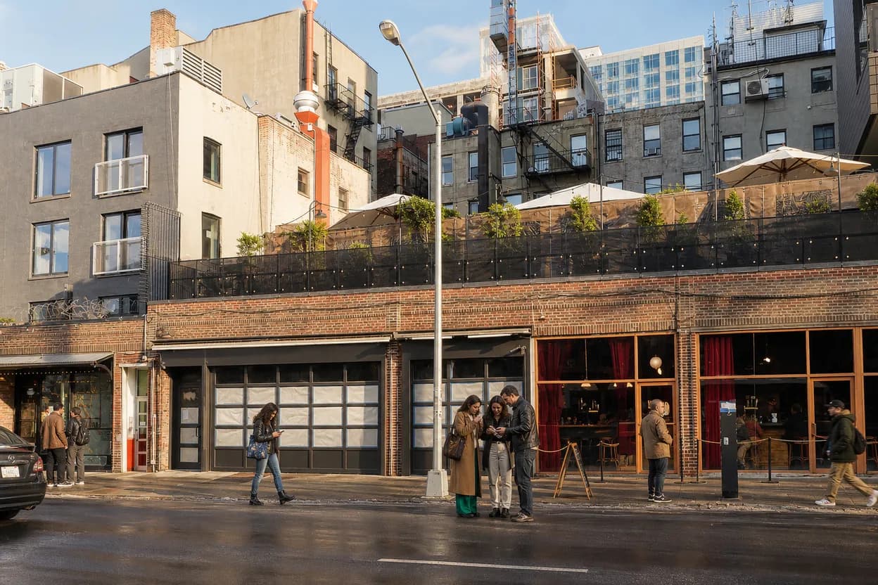 Lower East Side music-room transfer for a folk-music weekend route