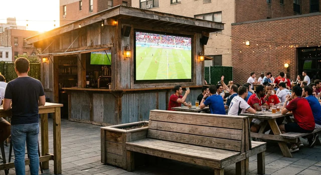 NYC Outdoor Patio Viewing Spots for Evening Kickoff Matches