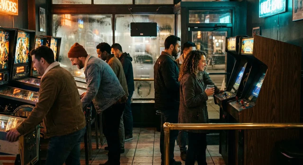 The Williamsburg Bar That's Half Vintage Pinball Arcade
