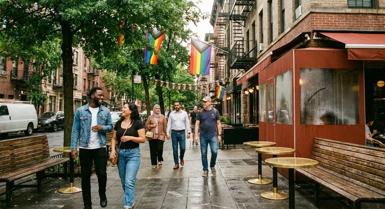Pride on Christopher Street: The First Hour Before the Floats Arrive