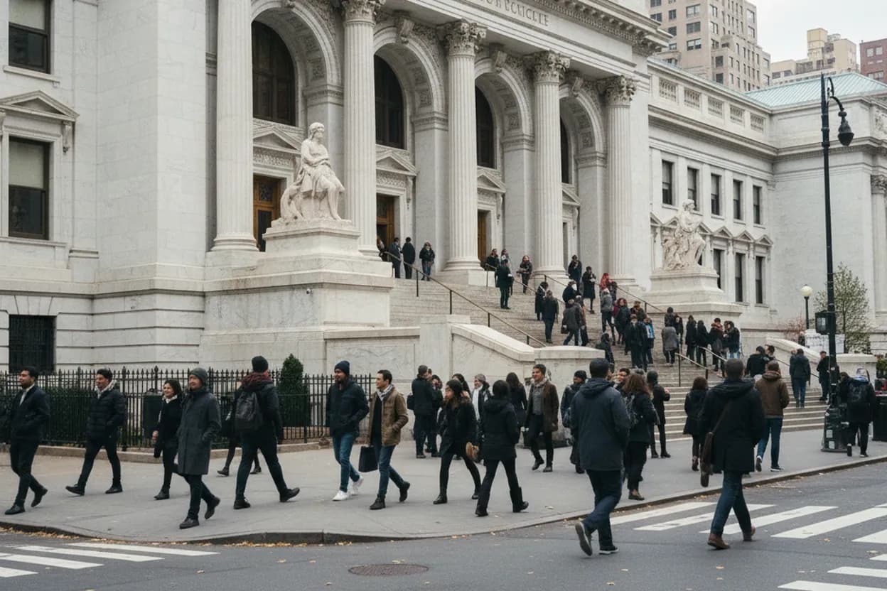 New York City experience scene for Understand Donald Trump 2026 Midterm Polling in NYC with Public Resources