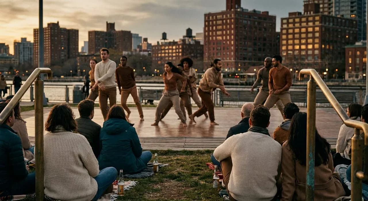River to River: Free Dance and Music in Lower Manhattan, Timed Right