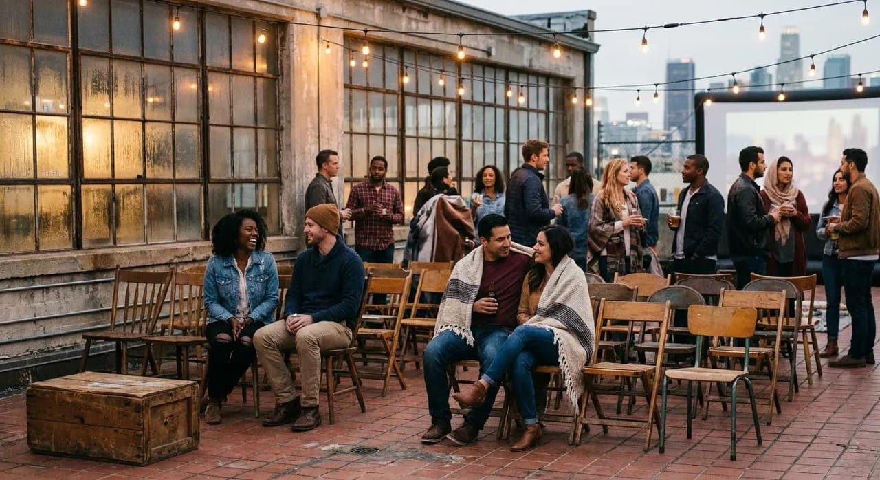 Rooftop Films: Catching an Outdoor Screening Before the 8:30 Start