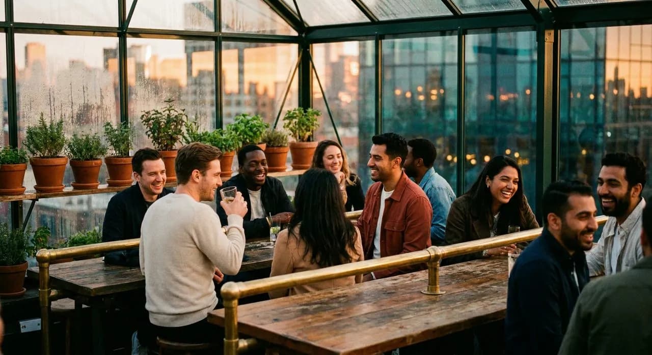 The Rooftop Greenhouse Bar That Grows Its Own Garnishes in Chelsea