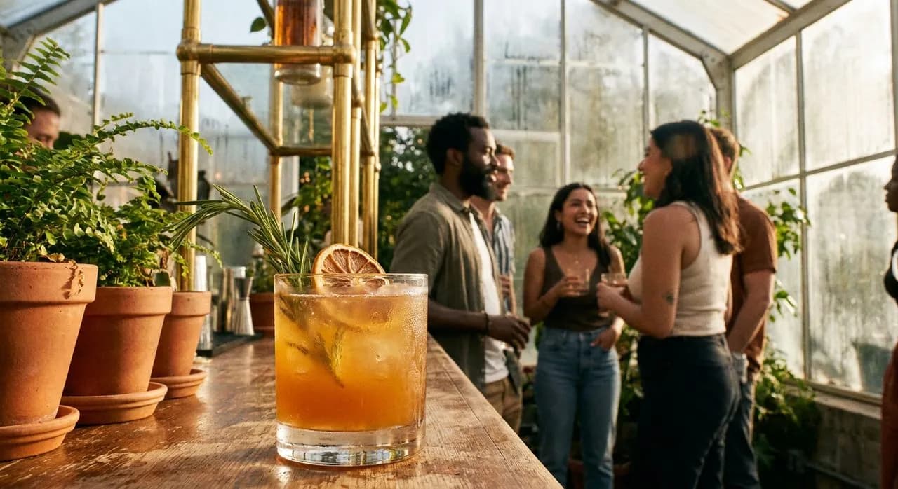 The Rooftop Greenhouse Bar That Grows Its Own Garnishes in Chelsea
