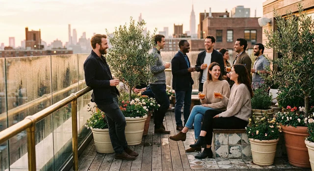 The Free Rooftop at the William Vale That Locals Treat Like a Living Room