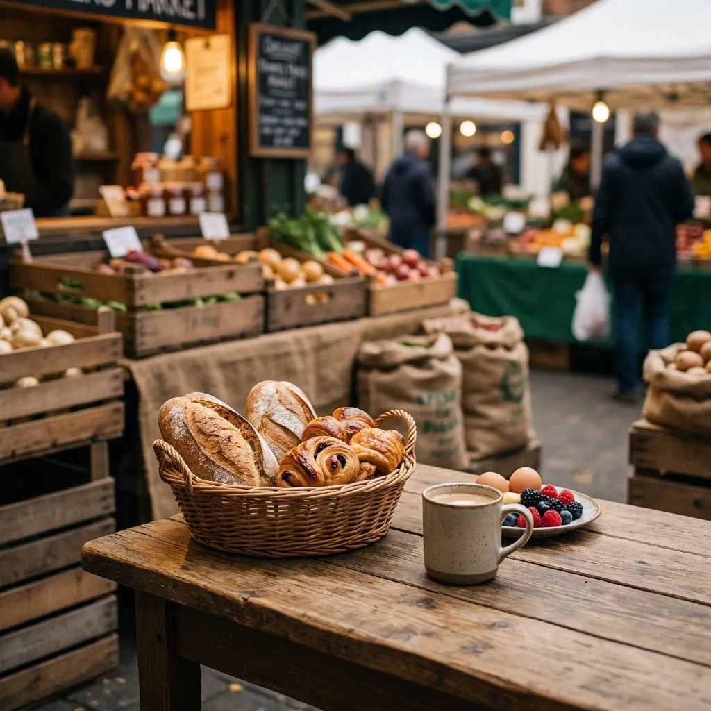 Saturday Morning Market Breakfast in Brooklyn