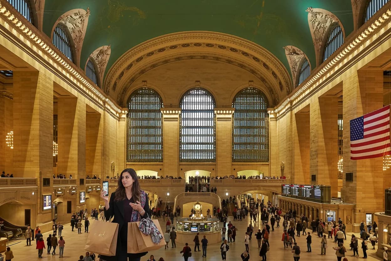 Transit-friendly move-in shopping route after a drugstore stop