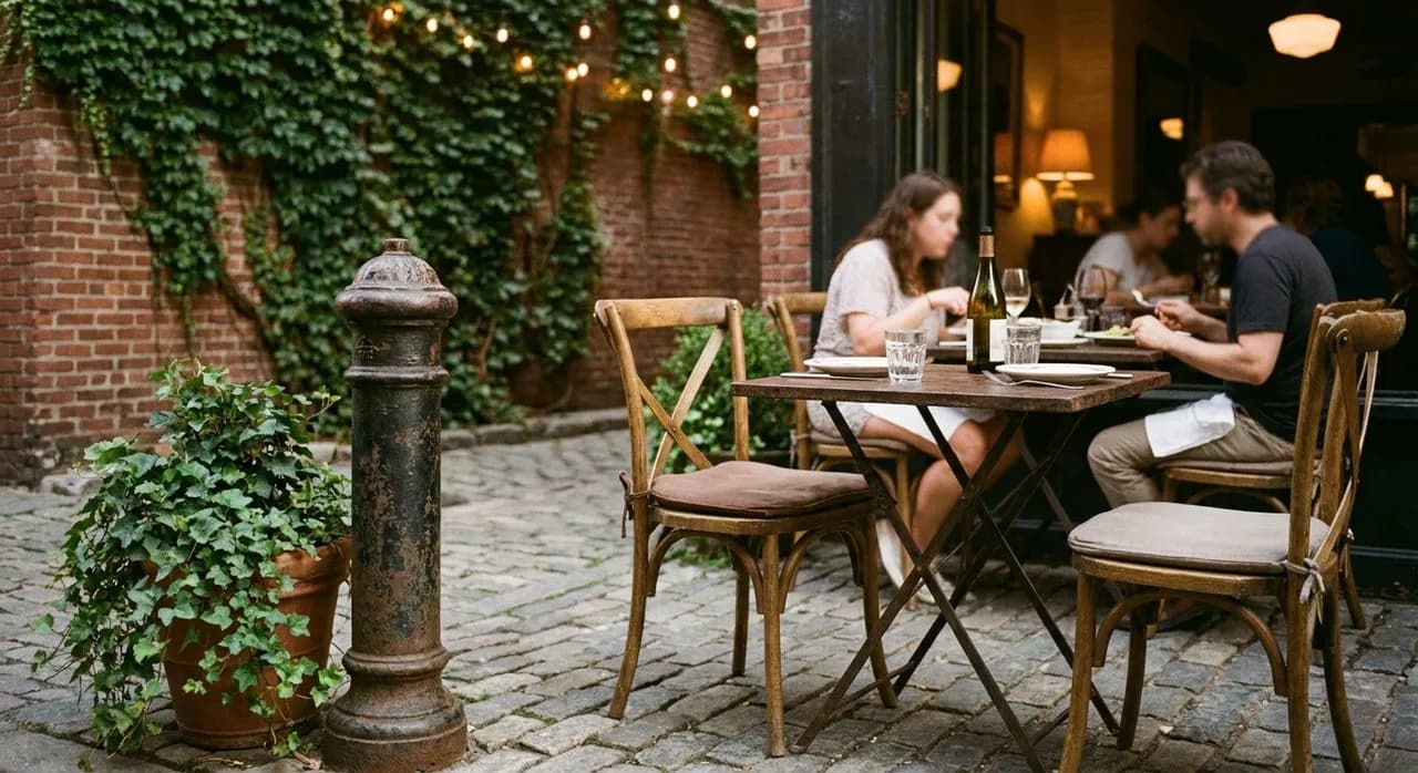 Shoulder Season Patio Dining in Carroll Gardens and Cobble Hill