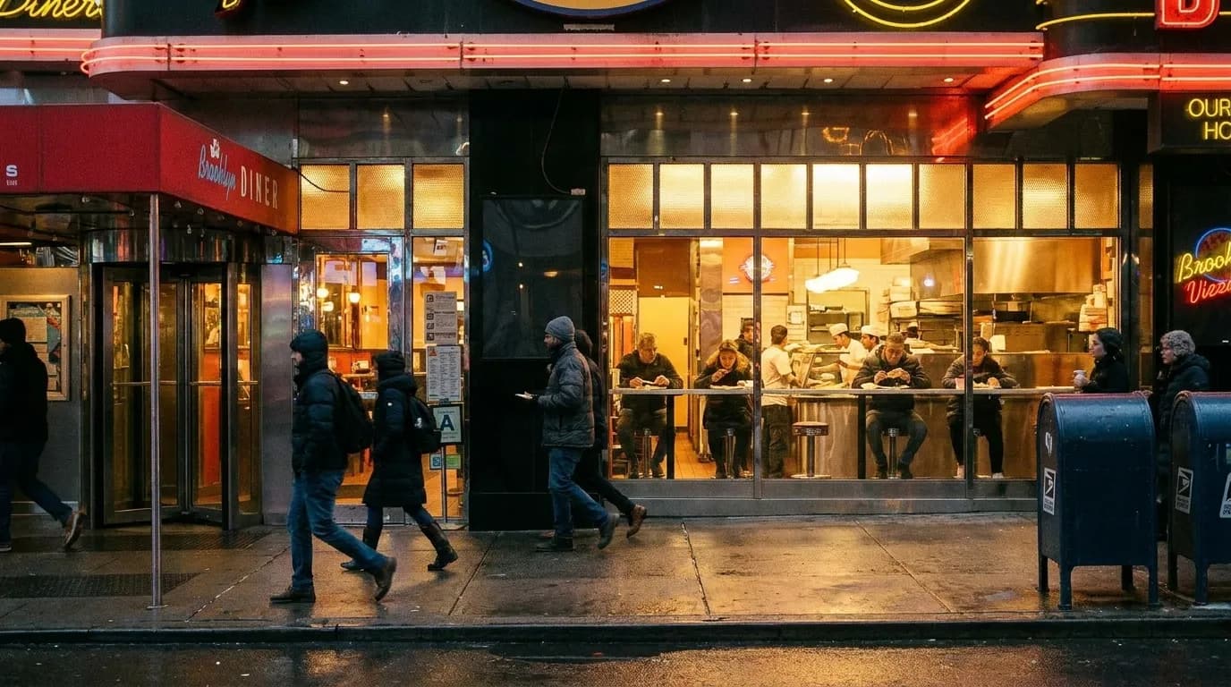 Prince Street Pizza storefront in Manhattan