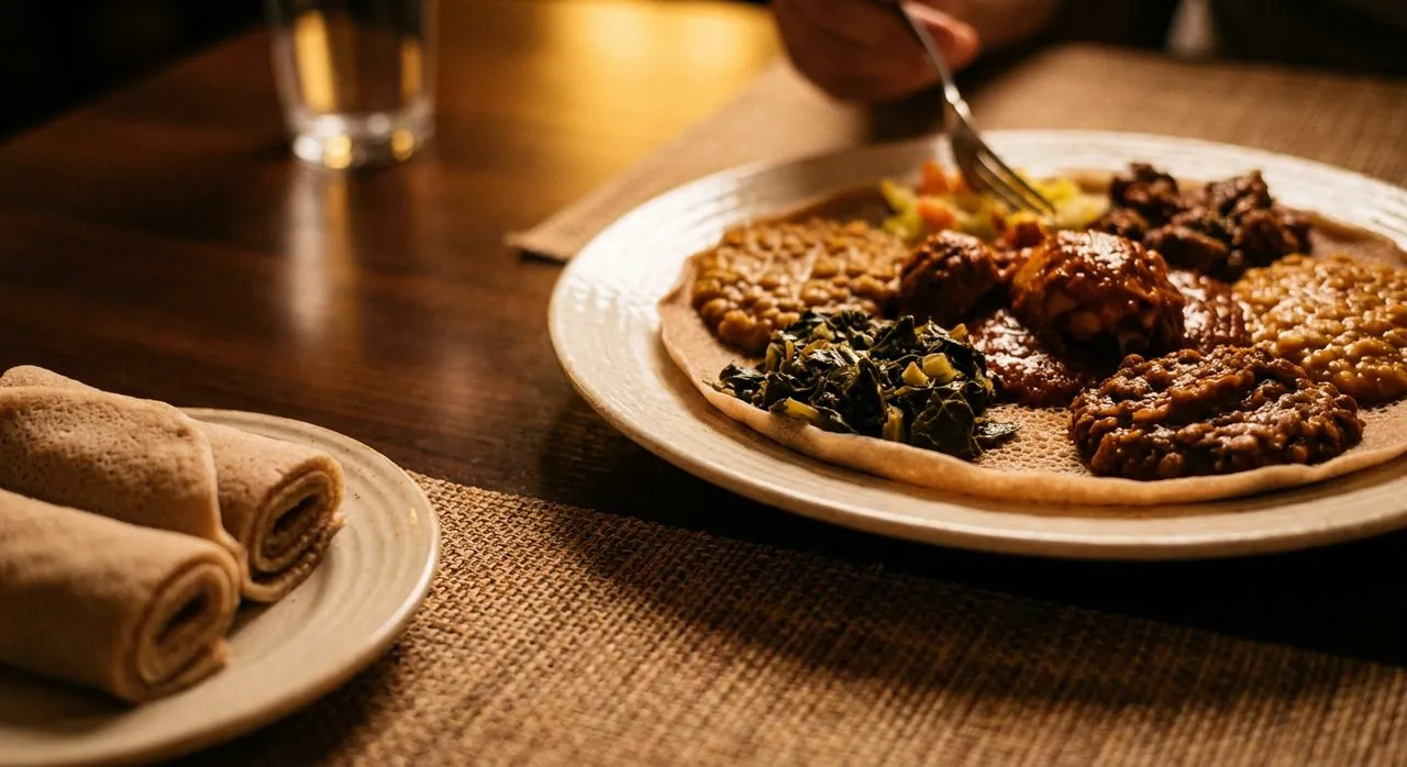 Solo Ethiopian Counter Dining in Harlem