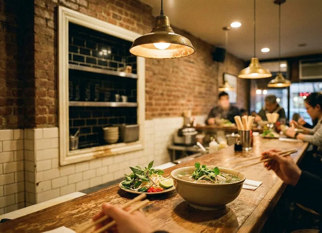 East Village and LES Pho Counters Built for Solo Diners