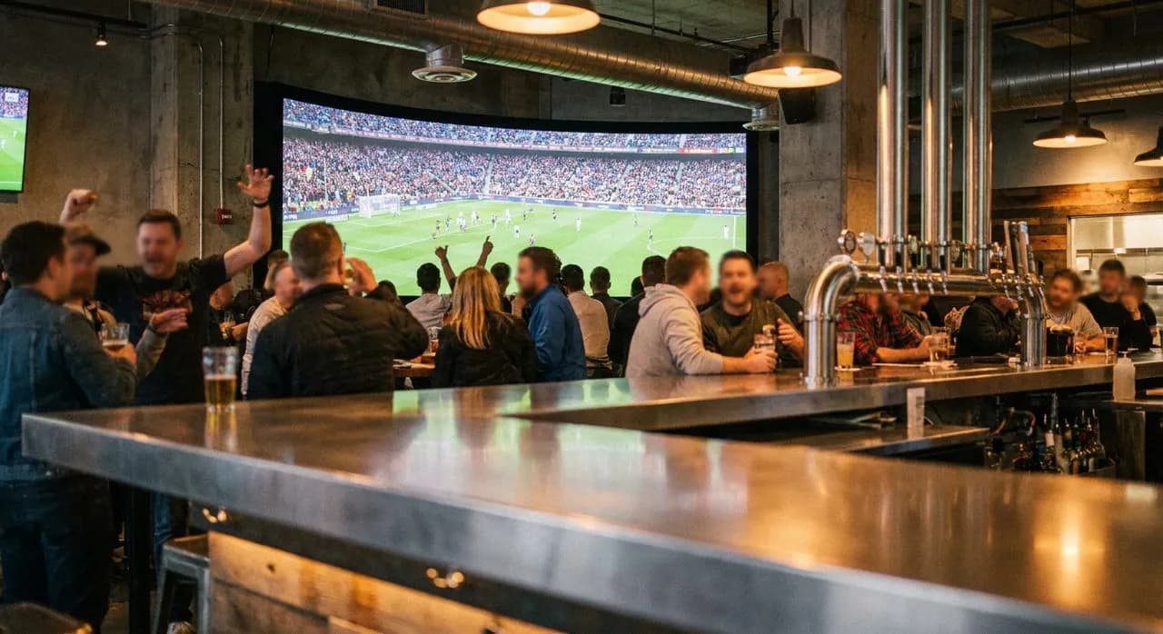 NYC Sports Bars with the Best Megascreens for the World Cup
