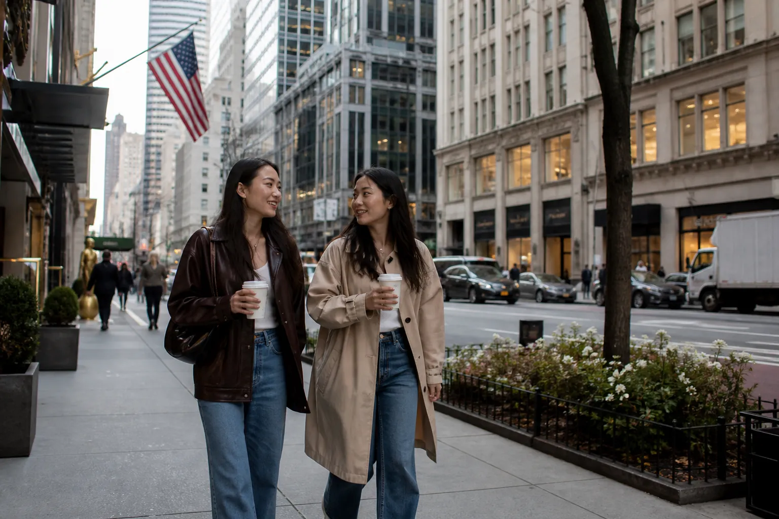 Street-level route context for NYC Study Supply Run With Coffee Stops Built In in Midtown, NYC.