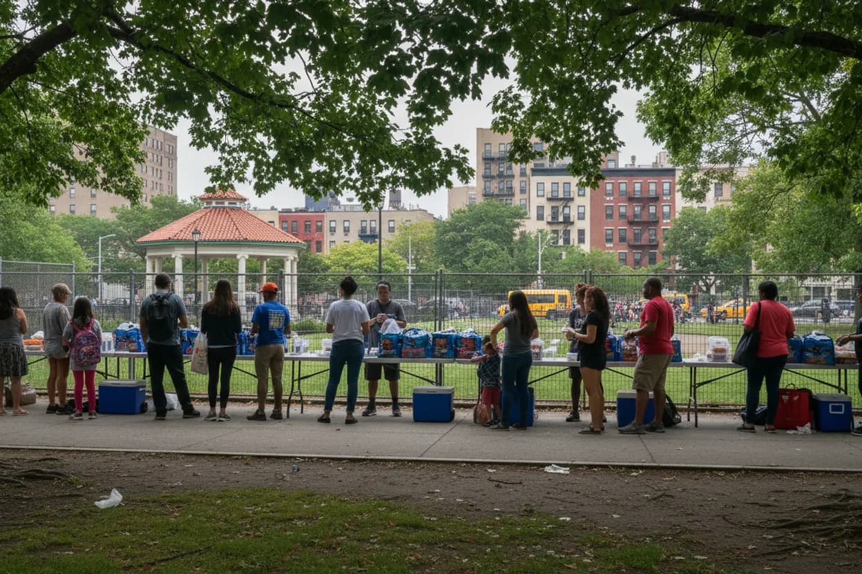 Cover scene for NYC Summer Meals Near Seward Park: Free Lunch Before Supply Shopping