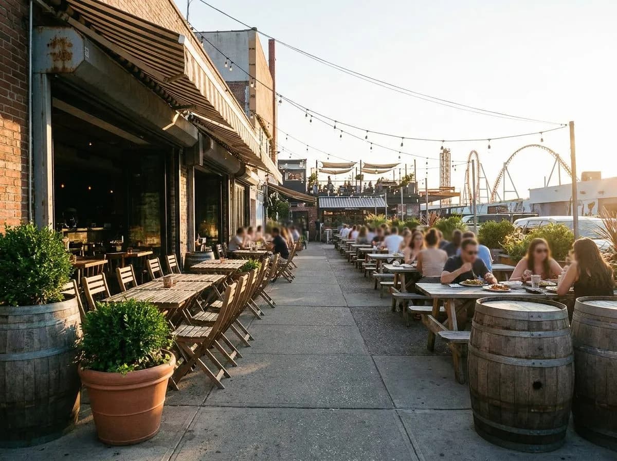 Summer Solstice Outdoor Dining in Brooklyn