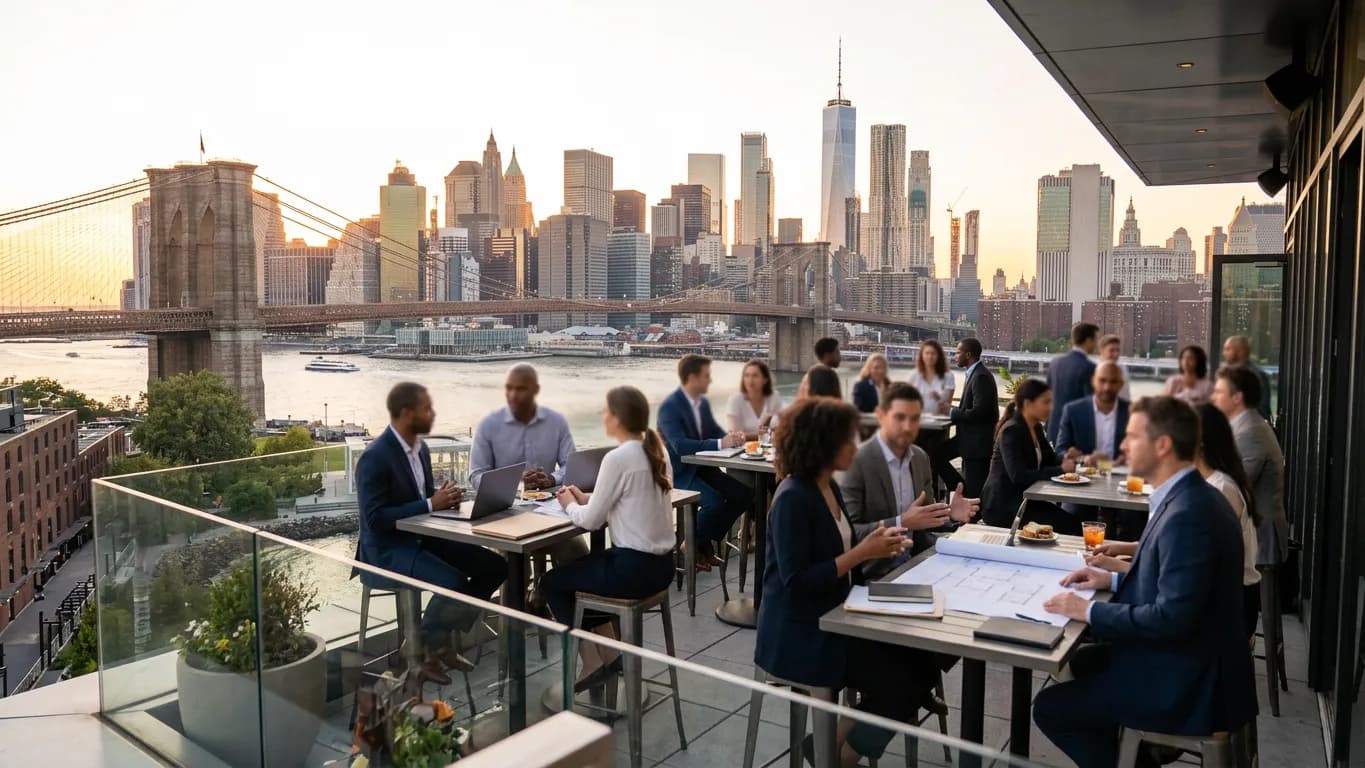 Discussing the Bitcoin Price Over NYC's Best Rooftop Views