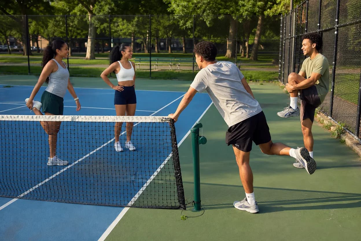 St. Albans public-court backup for a free tennis route