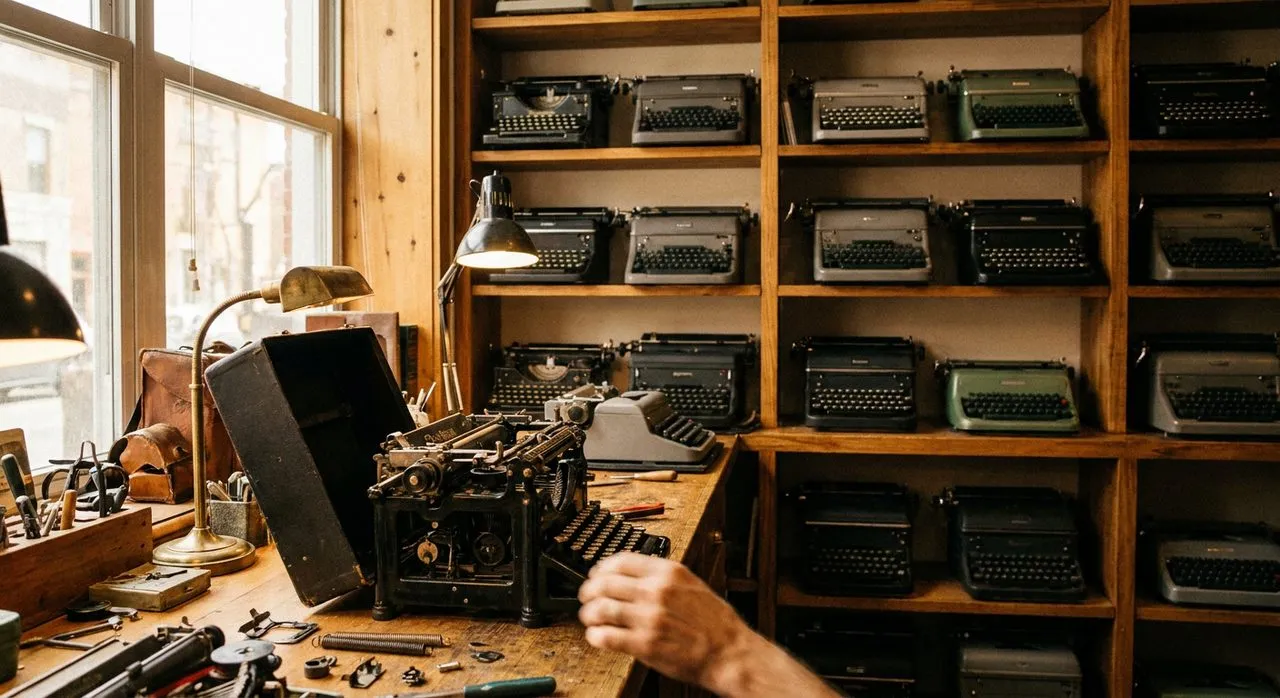 Typewriter Repair Shops and Zine Stores in Greenpoint