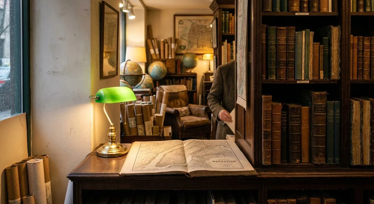 Vintage Map and Cartography Shops in the West Village