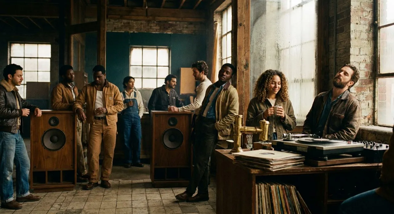 A Vinyl-Only Listening Room in a Gowanus Warehouse