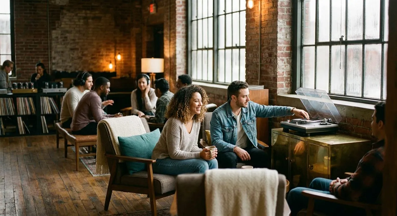 A Vinyl-Only Listening Room in a Gowanus Warehouse